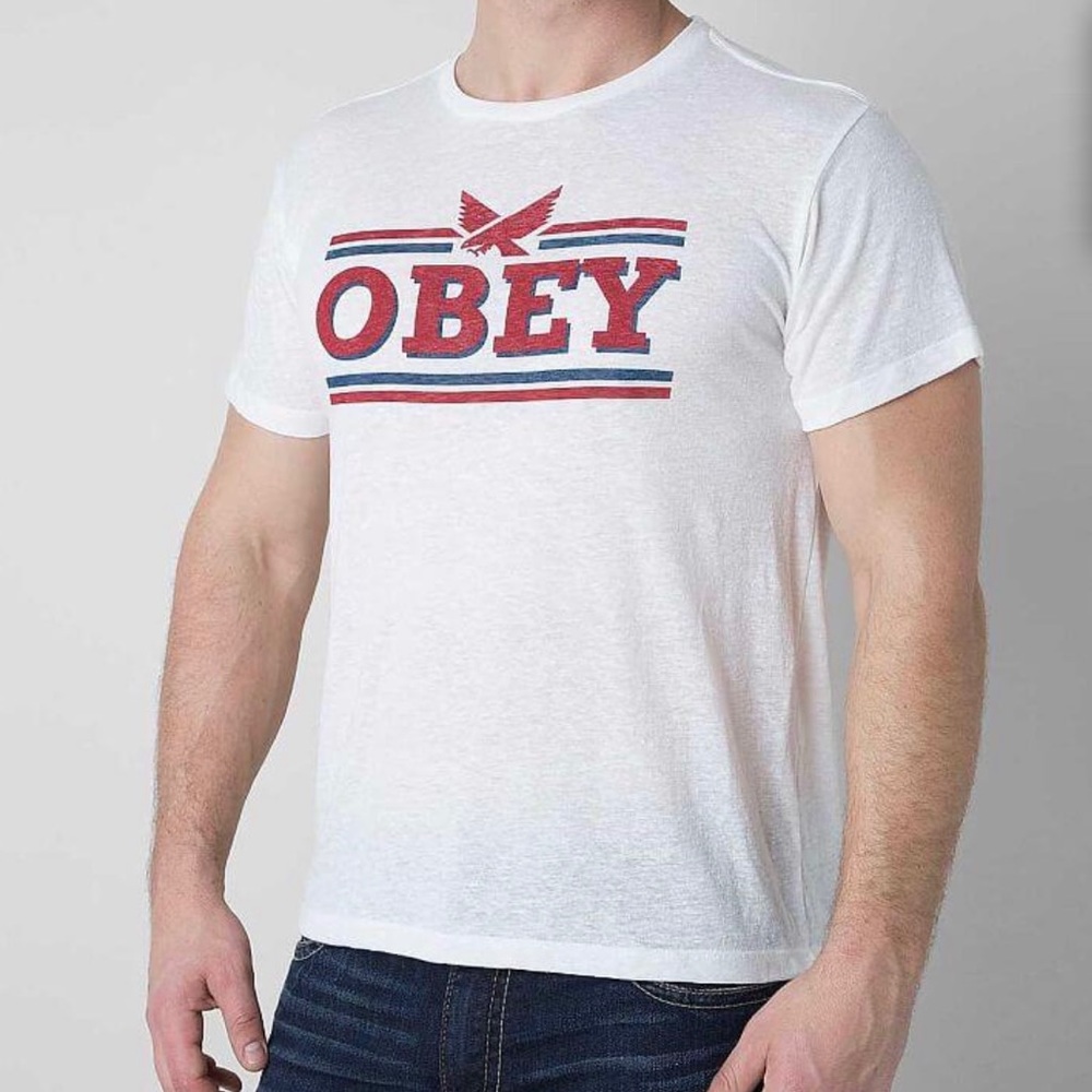 Obey Tee.    L & XL